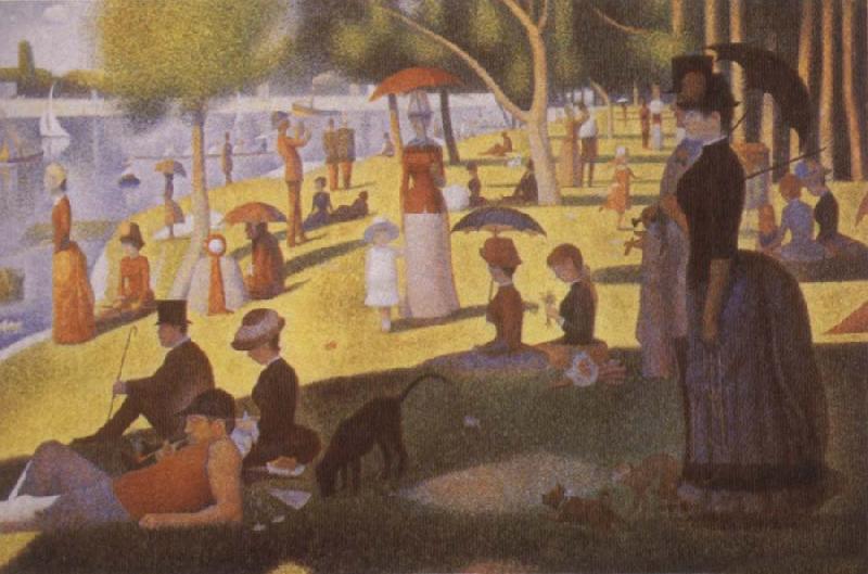 Georges Seurat Sunday Afternoon on La Grande Jatte oil painting image